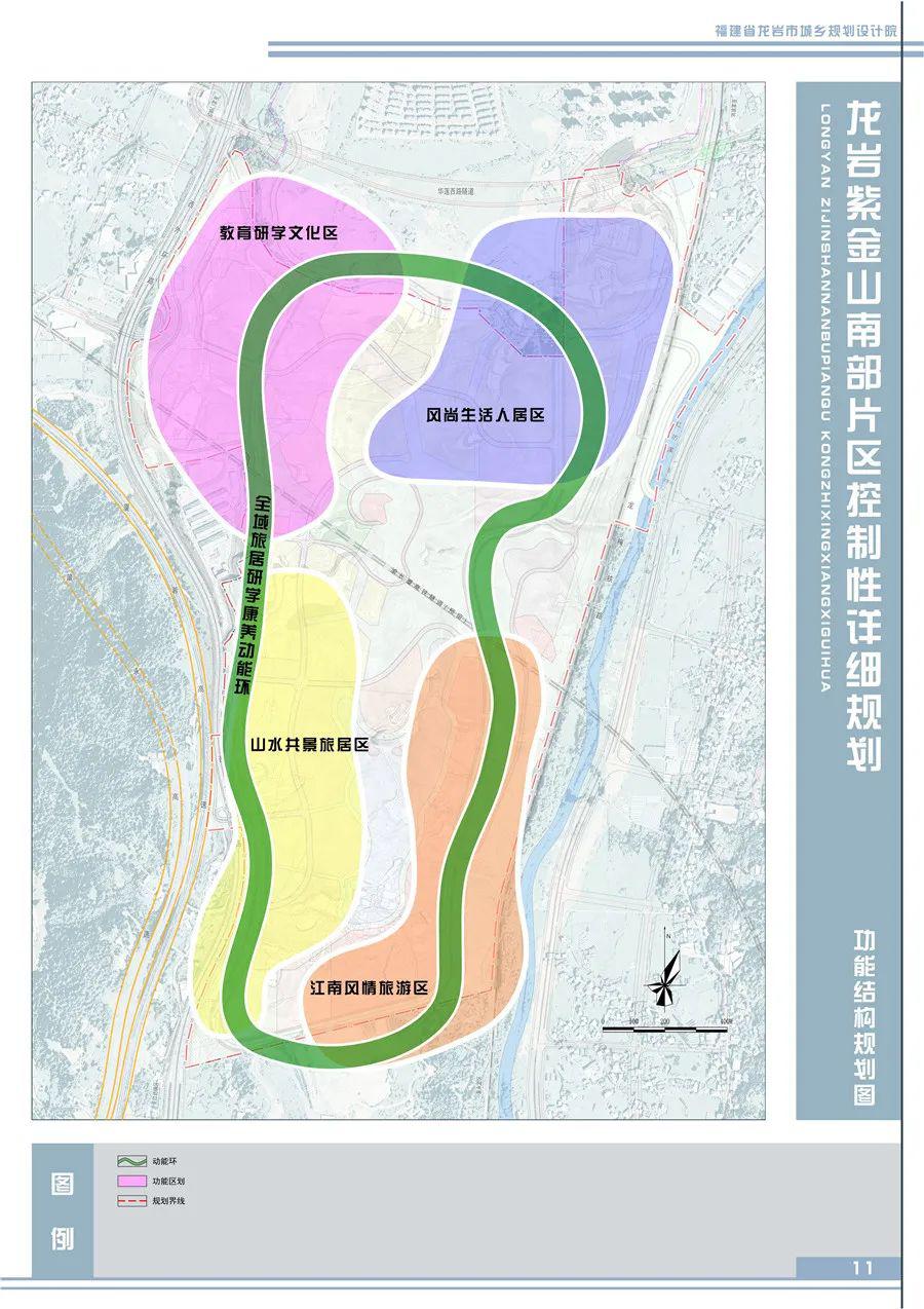 龙岩紫金山南部片区控制性详细规划