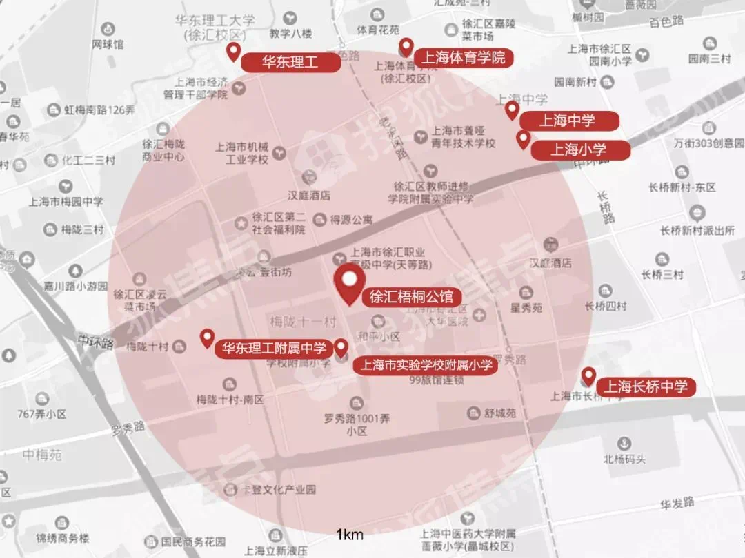 项目靠近中环,外环和虹梅路高架,可便捷通达上海各处.