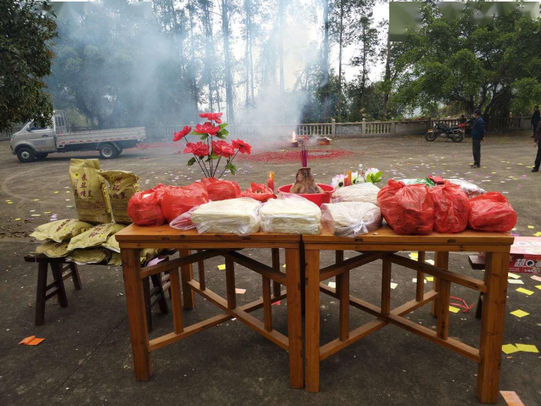 高山村成福堂举行清明祭祀暨追思已故先人公祭仪式