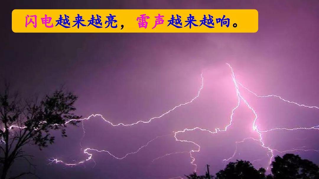 小学语文二年级下册《雷雨》微课视频 图文详解