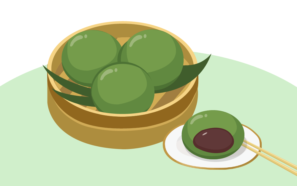 青团,本是清明时节的传统食物