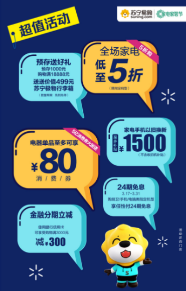 上海苏宁“家电家装节”大促首日 超60万沪上市民领取消费券！