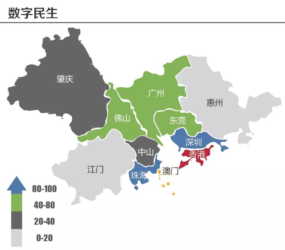 大湾区珠三角92城市数字经济发展指数深圳多项排名第一