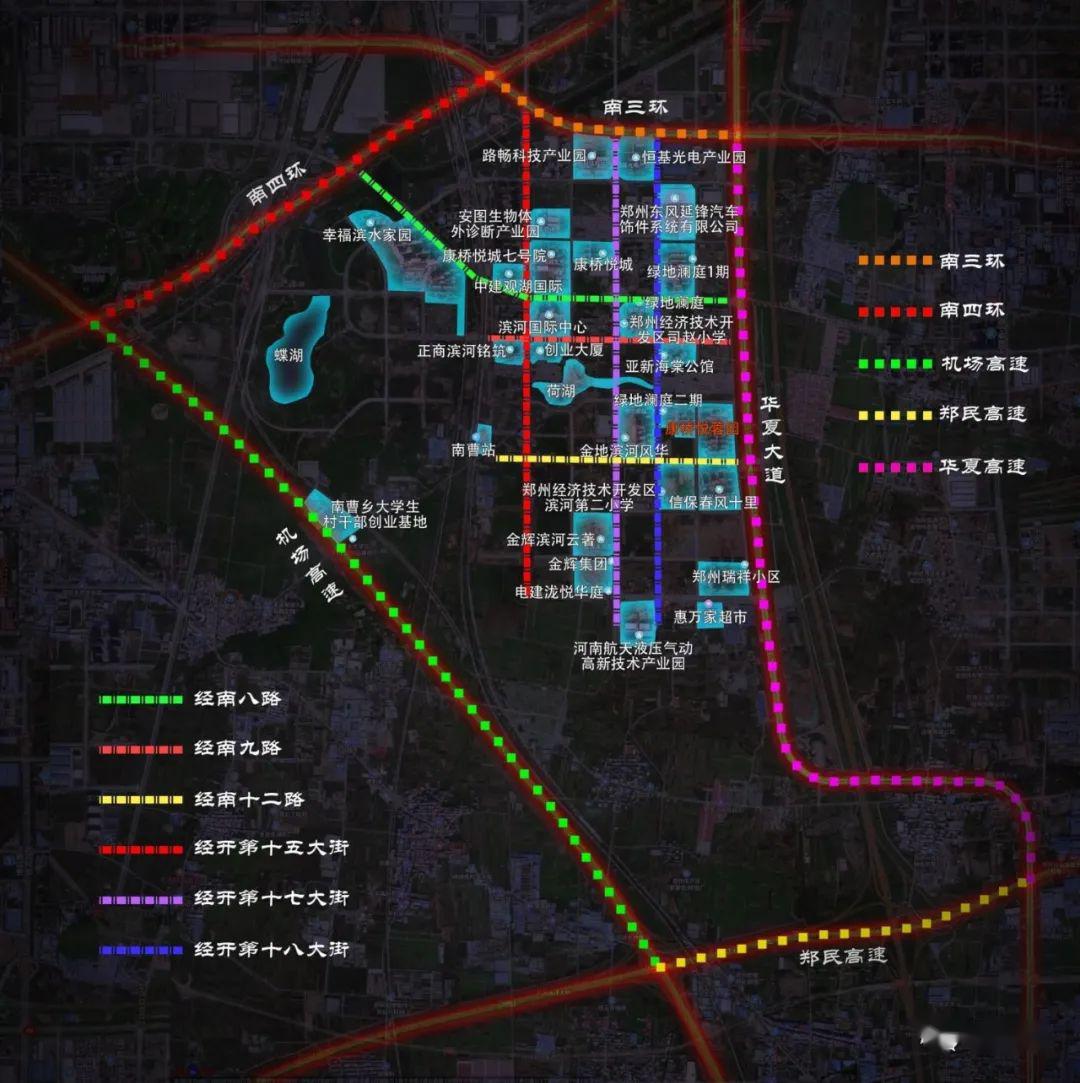禾光杯 | 郑州滨河国际新城夜景照明体系设计