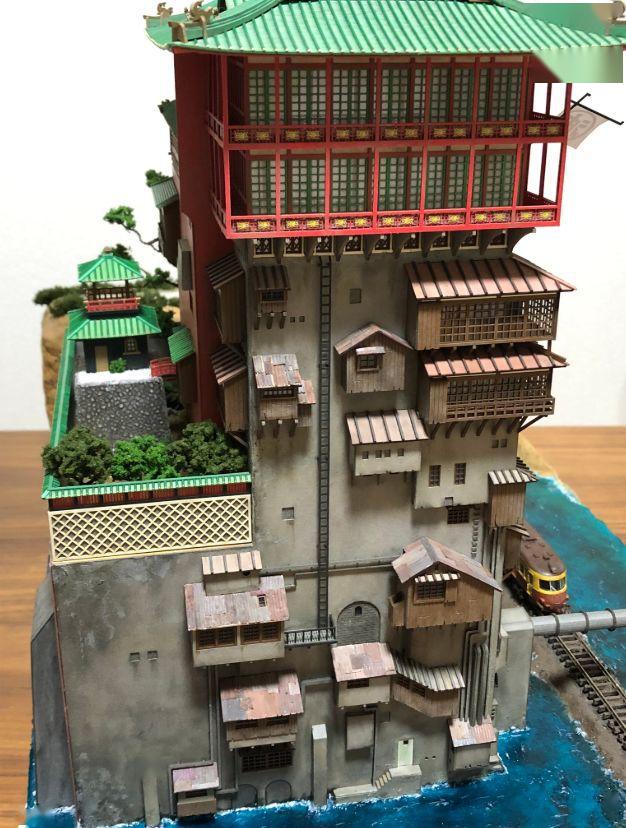 日本大神耗时一年，打造千与千寻油屋模型，细节处体现匠人精神