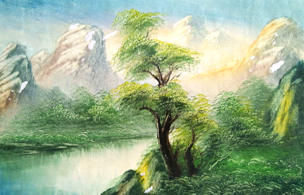 高清100幅风景画系列—让人陶醉的风景画比真实风景还要美!