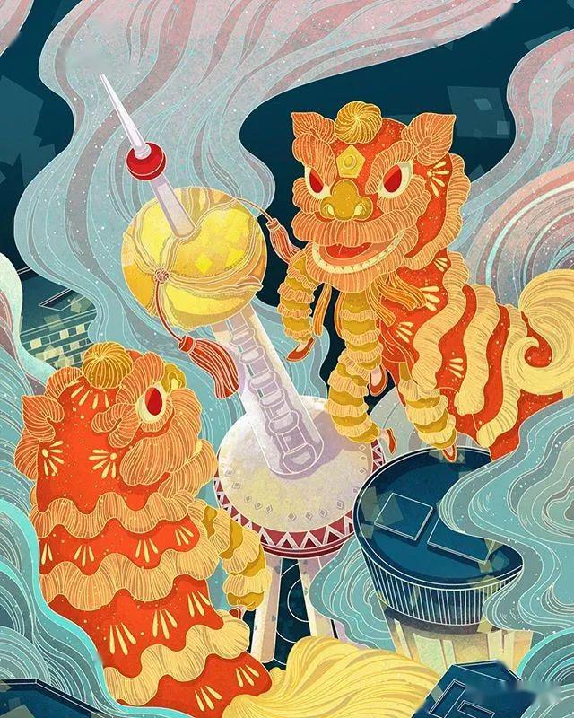 中国风插画简直美翻天