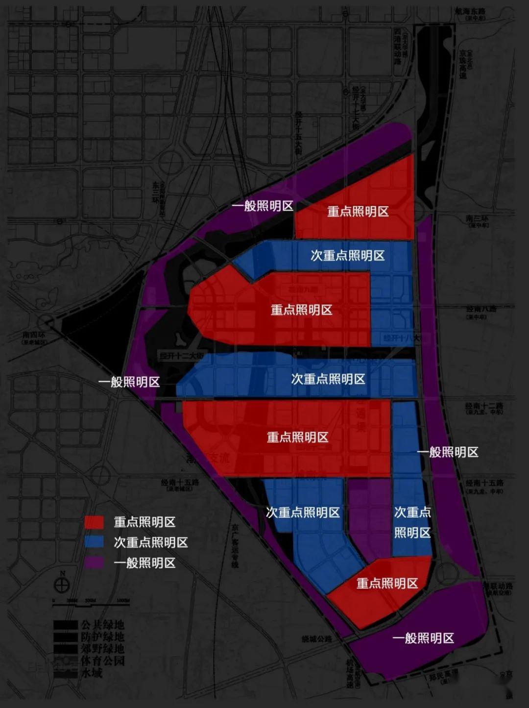 禾光杯 | 郑州滨河国际新城夜景照明体系设计