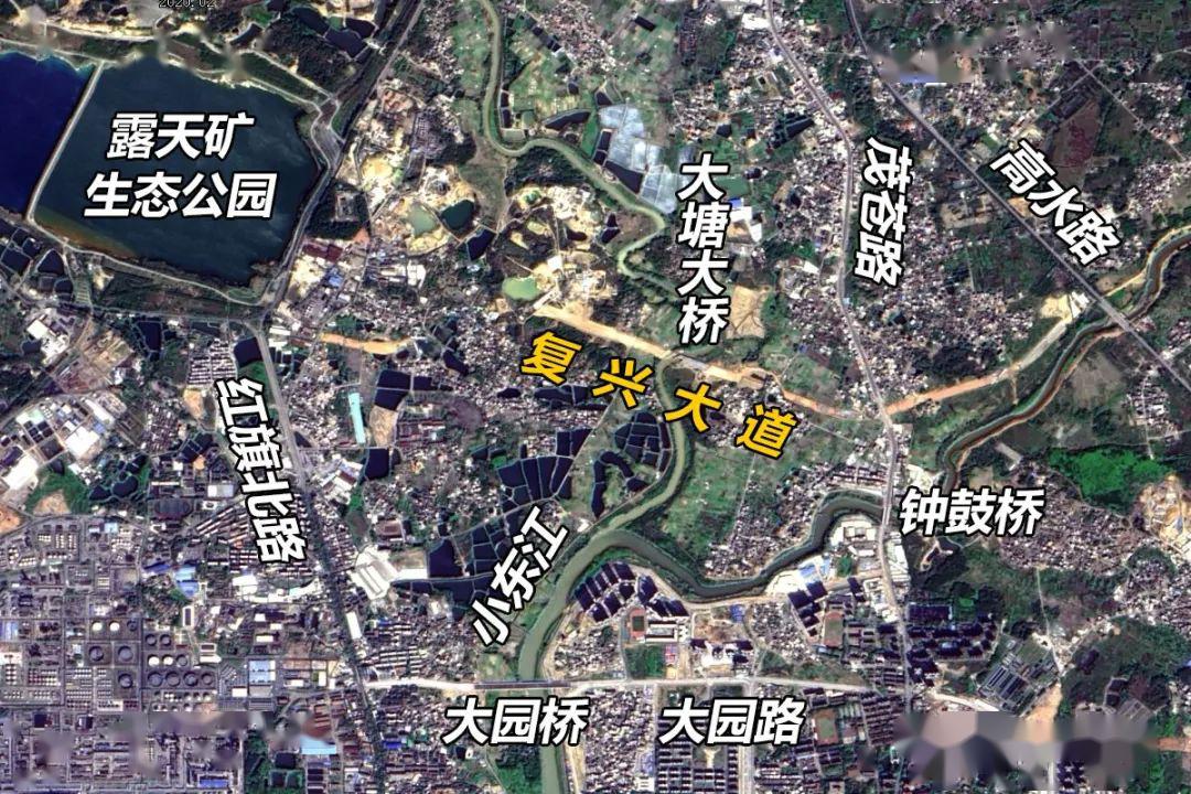 又有一座大桥架通小东江两岸,茂名复兴大道最新航拍!