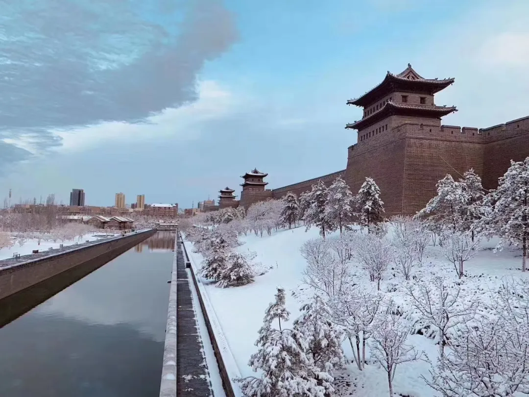 一场春雪 大同就回到雄奇北魏,风烟宋金和古典明清…_雪景