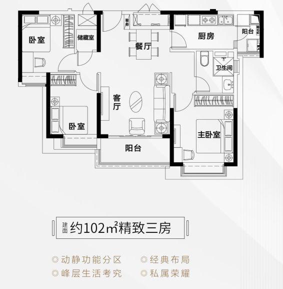 河源恒大锦苑户型篇南向园景奢装美宅拯救你的居住品质