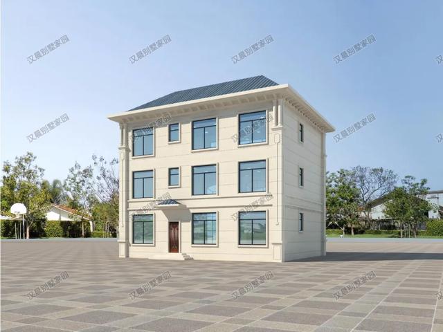 江西刘先生订制3层现代风别墅大理石外墙设计极具高级感