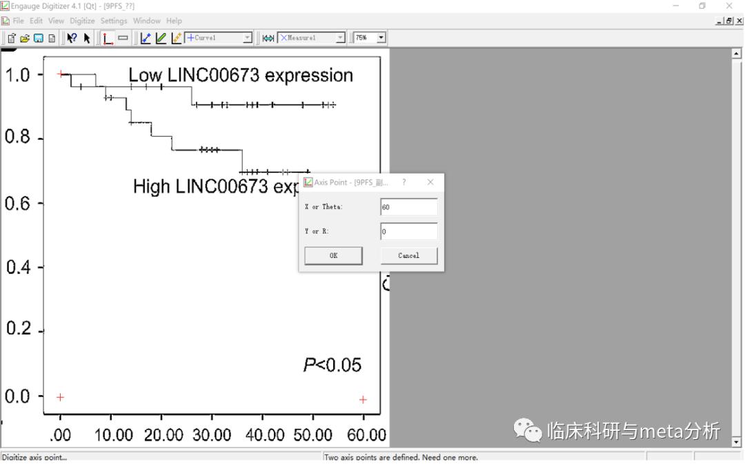 engauge digitizer curve point tool