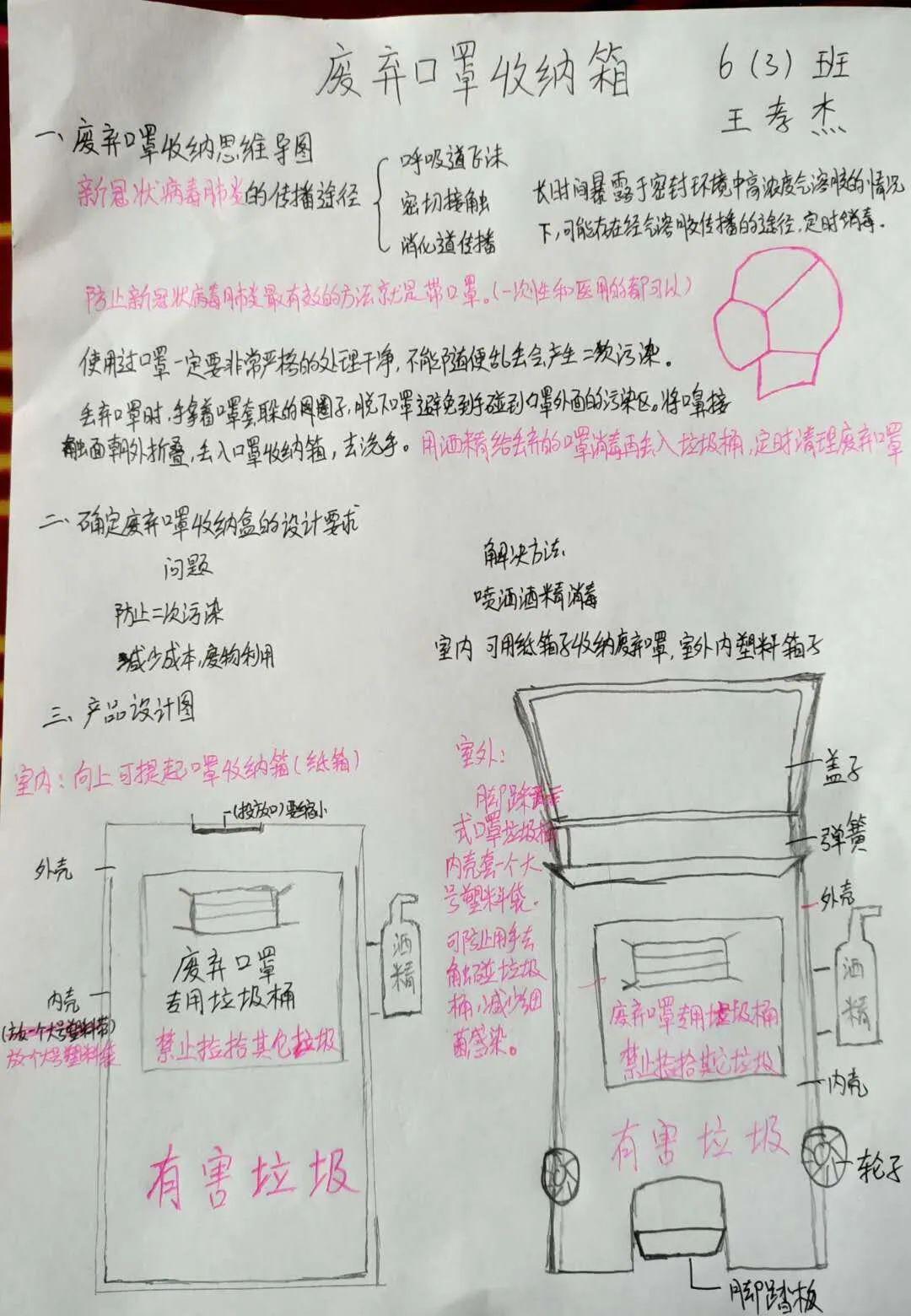 【东阳stem教育实践②】六石中心小学:设计废弃口罩收纳盒