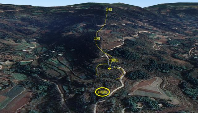 头枕高山脚踏案后代儿孙富贵全这样的风水宝地极为难得