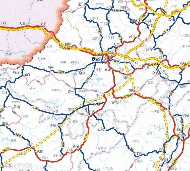 罗定这条新省道实行交通管制管制路段途径以下这几个镇