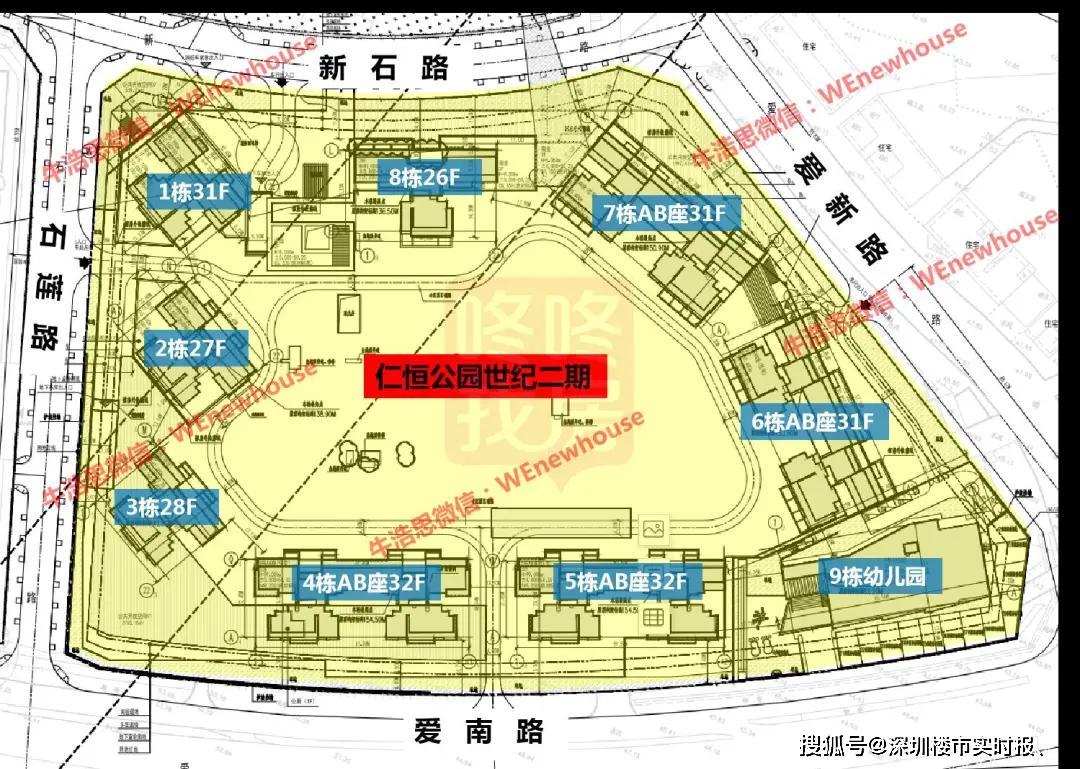仁恒公园世纪二期即将开售! 建面约99-165㎡户型分析