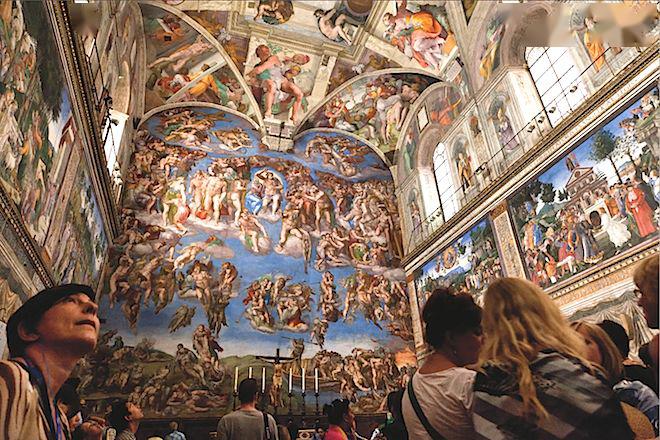 梵蒂冈西斯廷教堂壁画,米开朗基罗,图片源于google