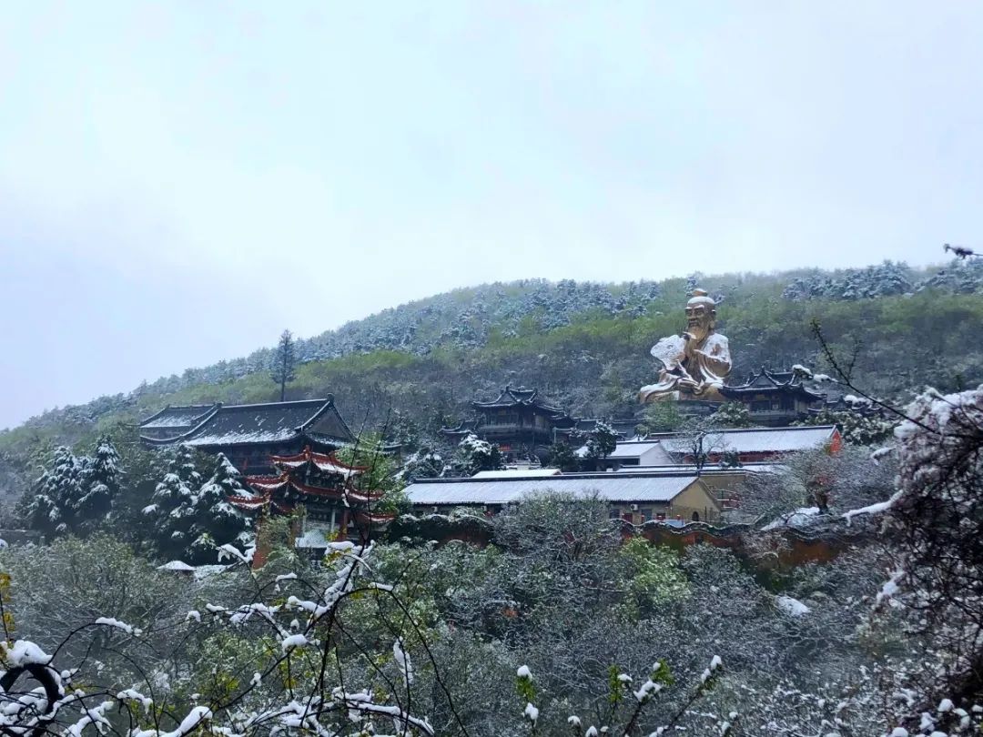 美翻了茅山雪景图新鲜出炉仿若人间仙境