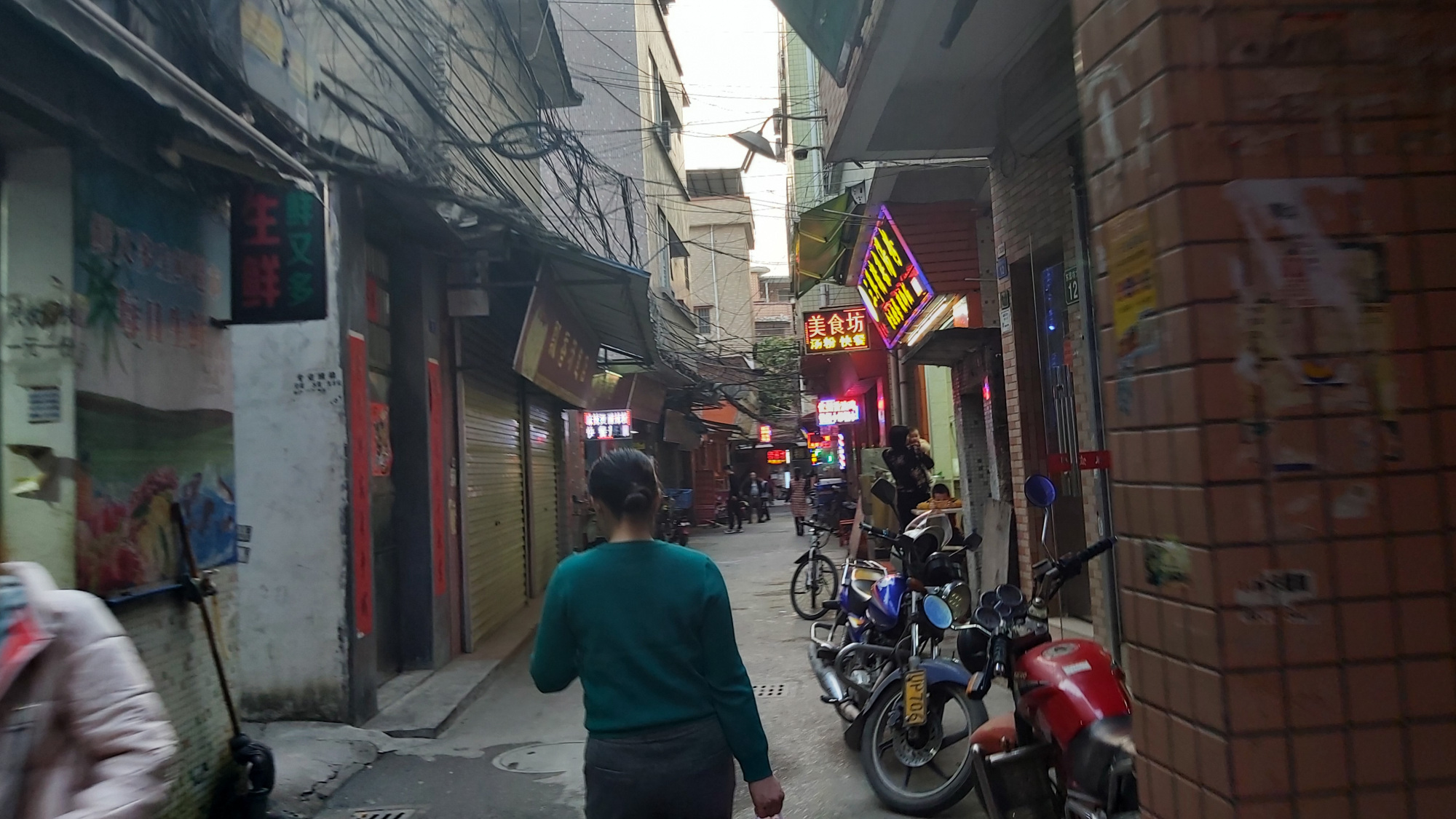 原创广州番禺猛涌村看看当地的风景名字奇怪的城中村