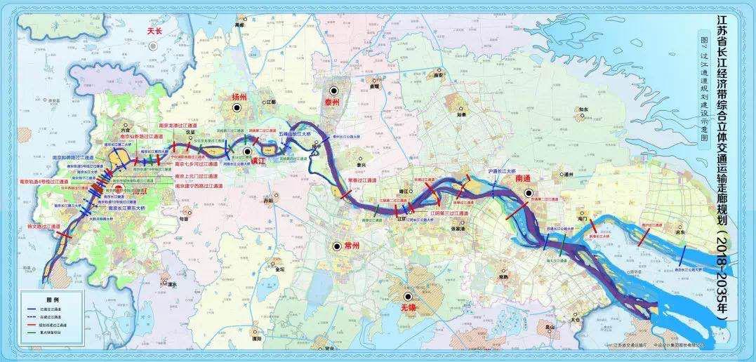 这一通道未来将成为南通至常熟高速公路及如通苏湖城际铁路的过江设施