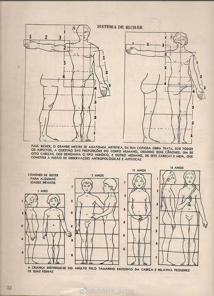 超详细的人体比例结构想考美院的艺术生值得收藏