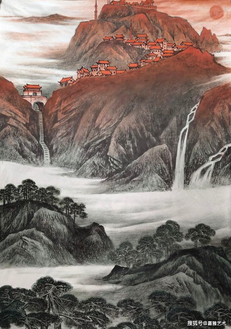 《我与山水画》——著名画家刘玉璞作品赏析_泰山