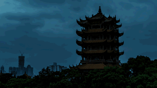 武汉已苏醒!_黄鹤楼