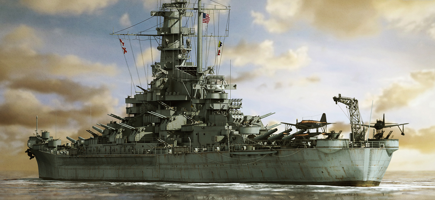 原创美军重型16英寸巨炮战舰多次掩护友军航母挫败日军疯狂反扑