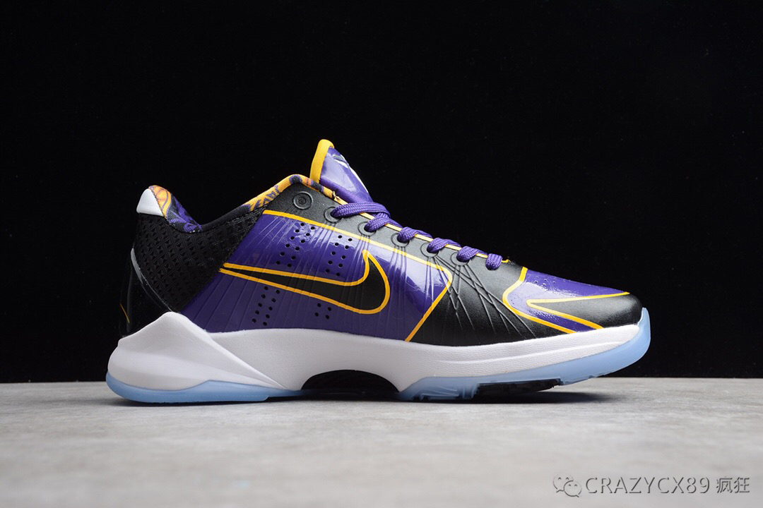 科比nike kobe 5 lakers protro 湖人紫金篮球鞋