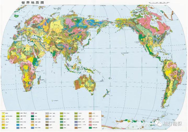 世界地质图
