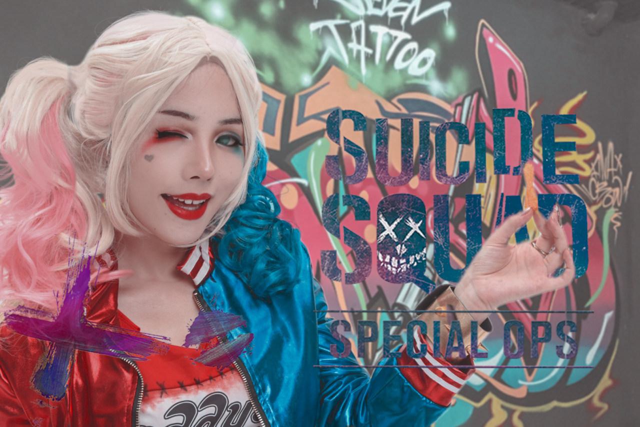 cosplay小丑女造型,小丑女cosplay 小丑女哈莉奎茵cosplay