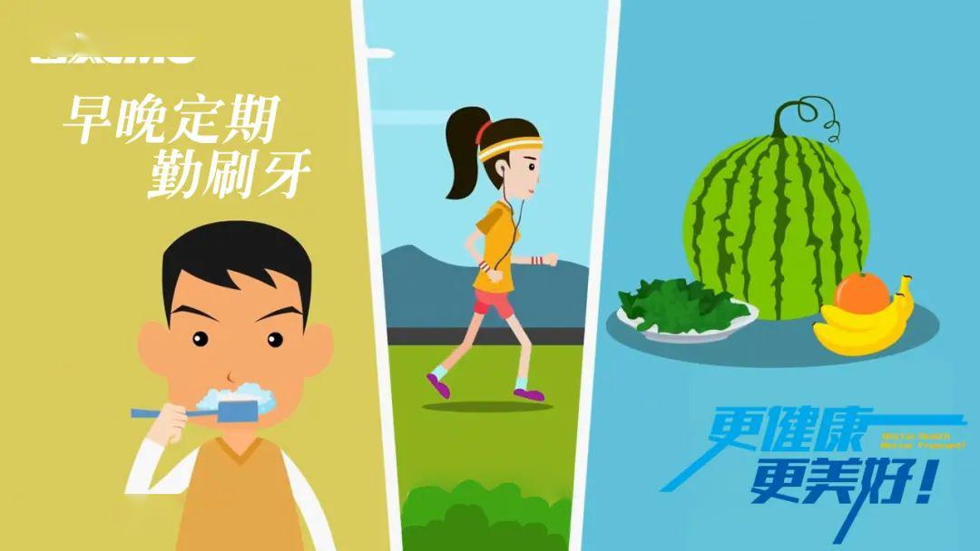 早晚定期勤刷牙