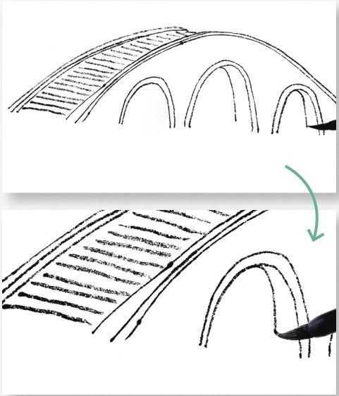 怎么画出有意境的桥分步骤图解教你2种桥的画法收藏起来学习