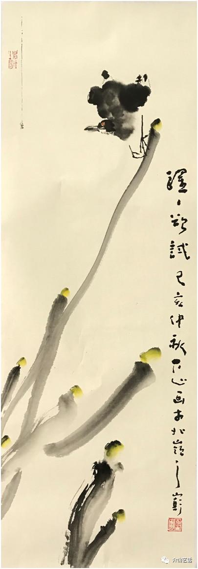 刘秉贤大写意花鸟画里话外那道不尽的孤意味