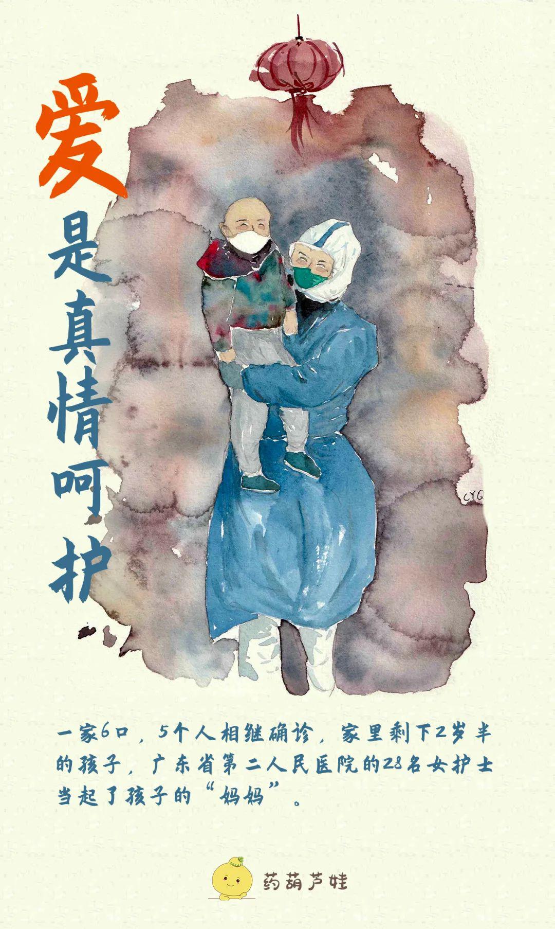 『疫病』爱在心头！药师的五张手绘，记录下“战疫”的感动瞬间......“疫”画传情丨这一刻