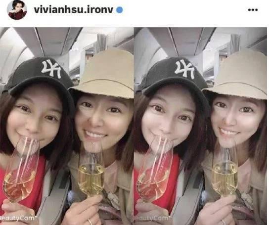 林心如与徐若瑄同框玩脸部特效，大美女突然变