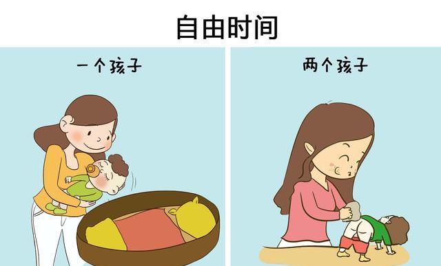 原创生一个孩子和生2个孩子的宝妈,人生会有啥不同?5张对比图来告诉你