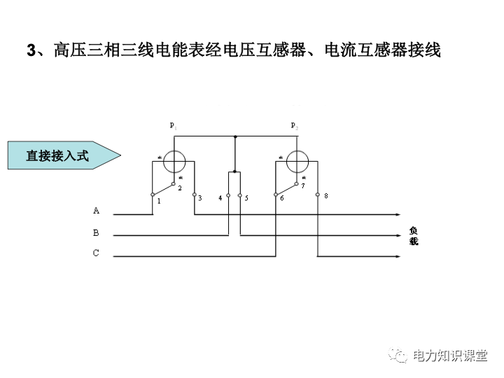 单相,三相电能表经互感器接线