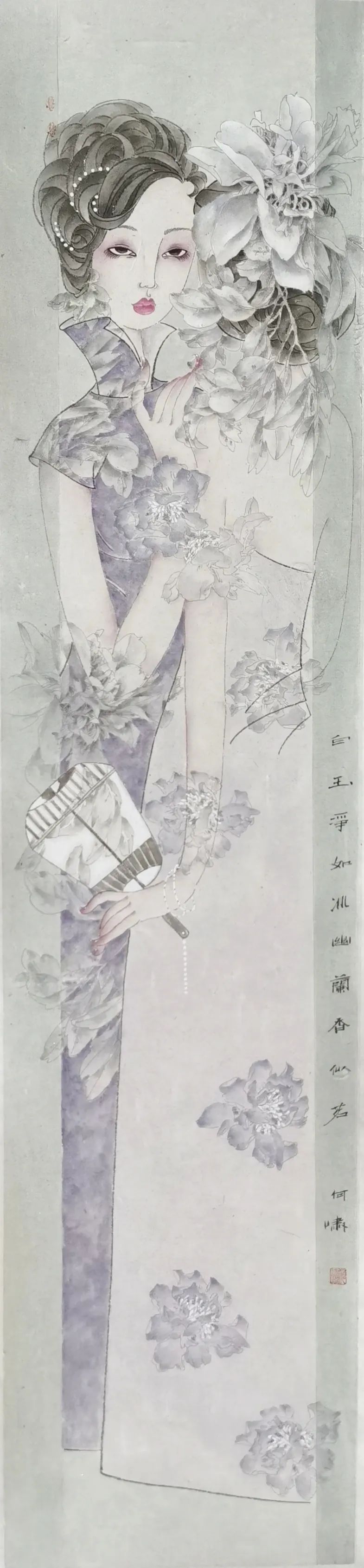 画多多推荐传承人|工笔画家 何风丽(何啸)