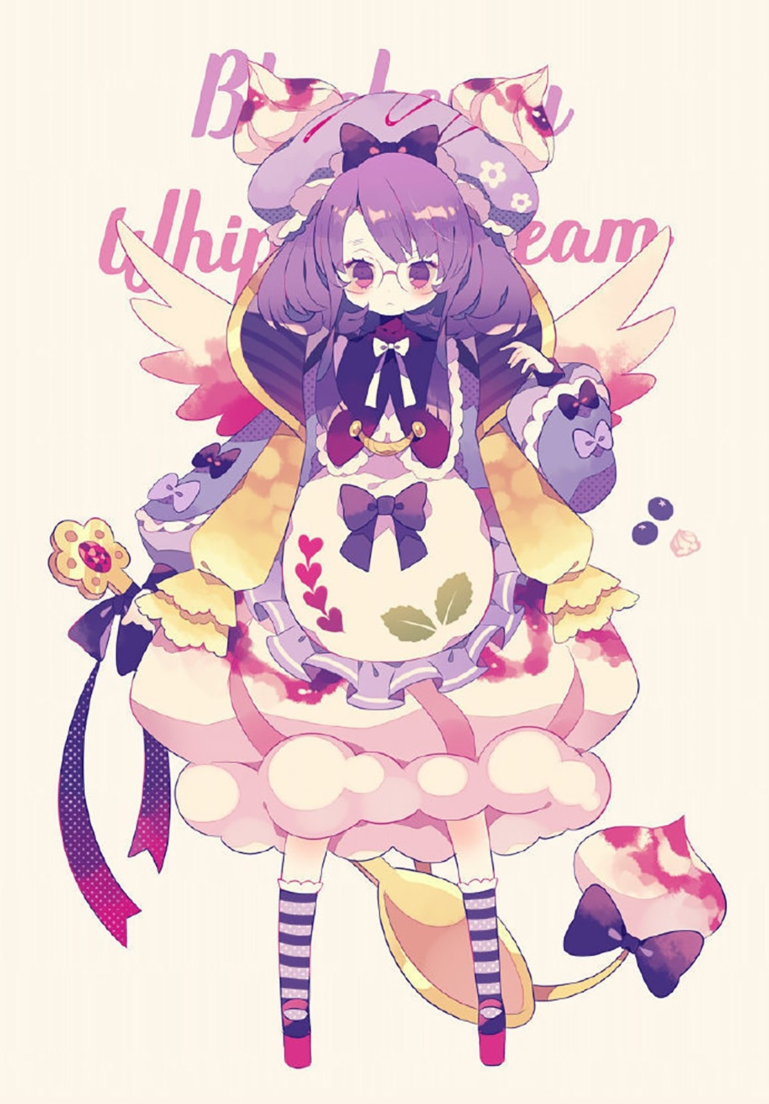 插画师梦ノ内也有很多原创的角色和零食拟人 都是很可爱的画风 如果