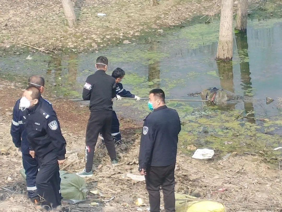 安次区调河头乡妇女闸北侧河里发现一浮尸高度腐烂