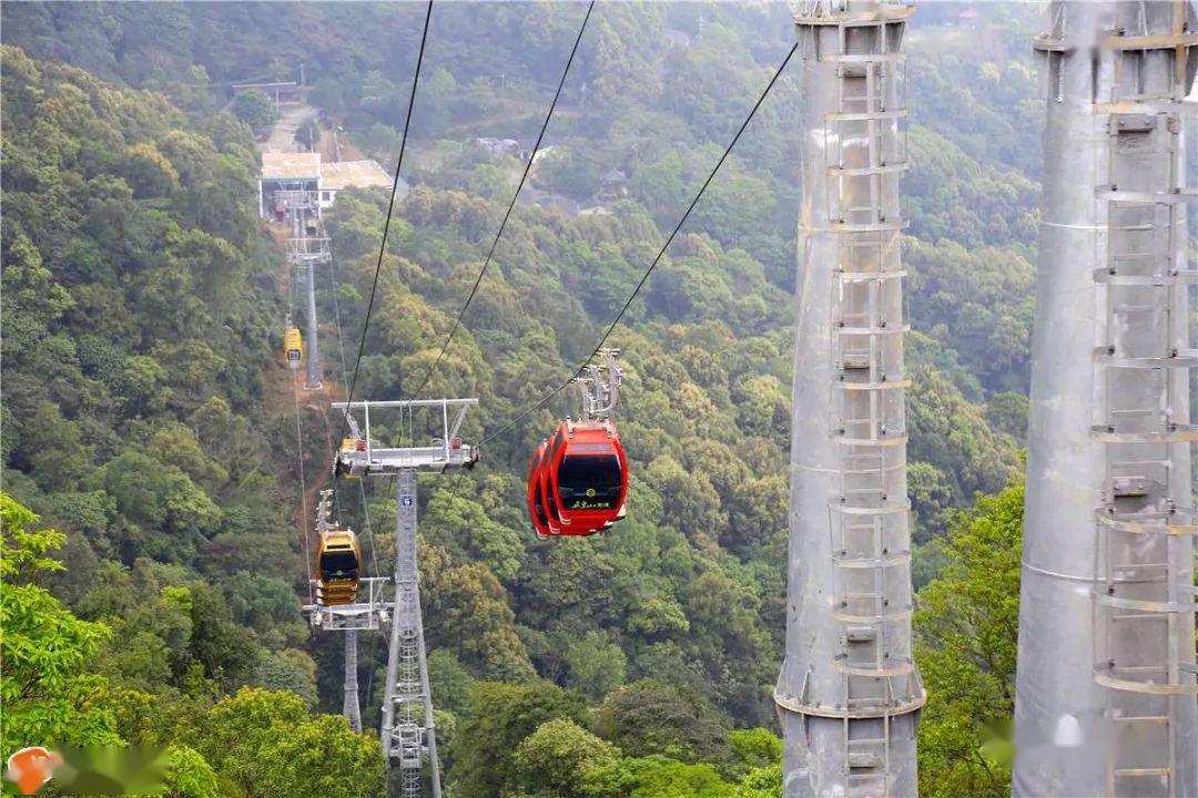 快看钦州4a景区五皇山观光缆车正式开放价格表出炉