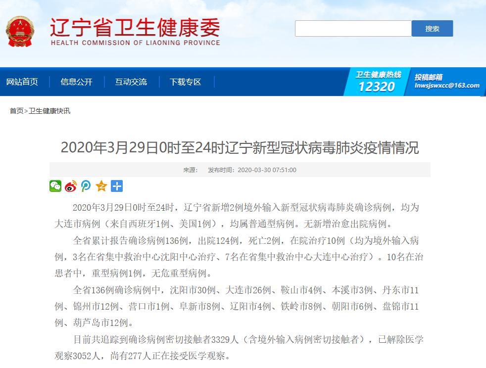 10月22日，辽宁省新增1例输入新冠肺炎确诊病例|昨日北京最大确诊病例86岁|北京
