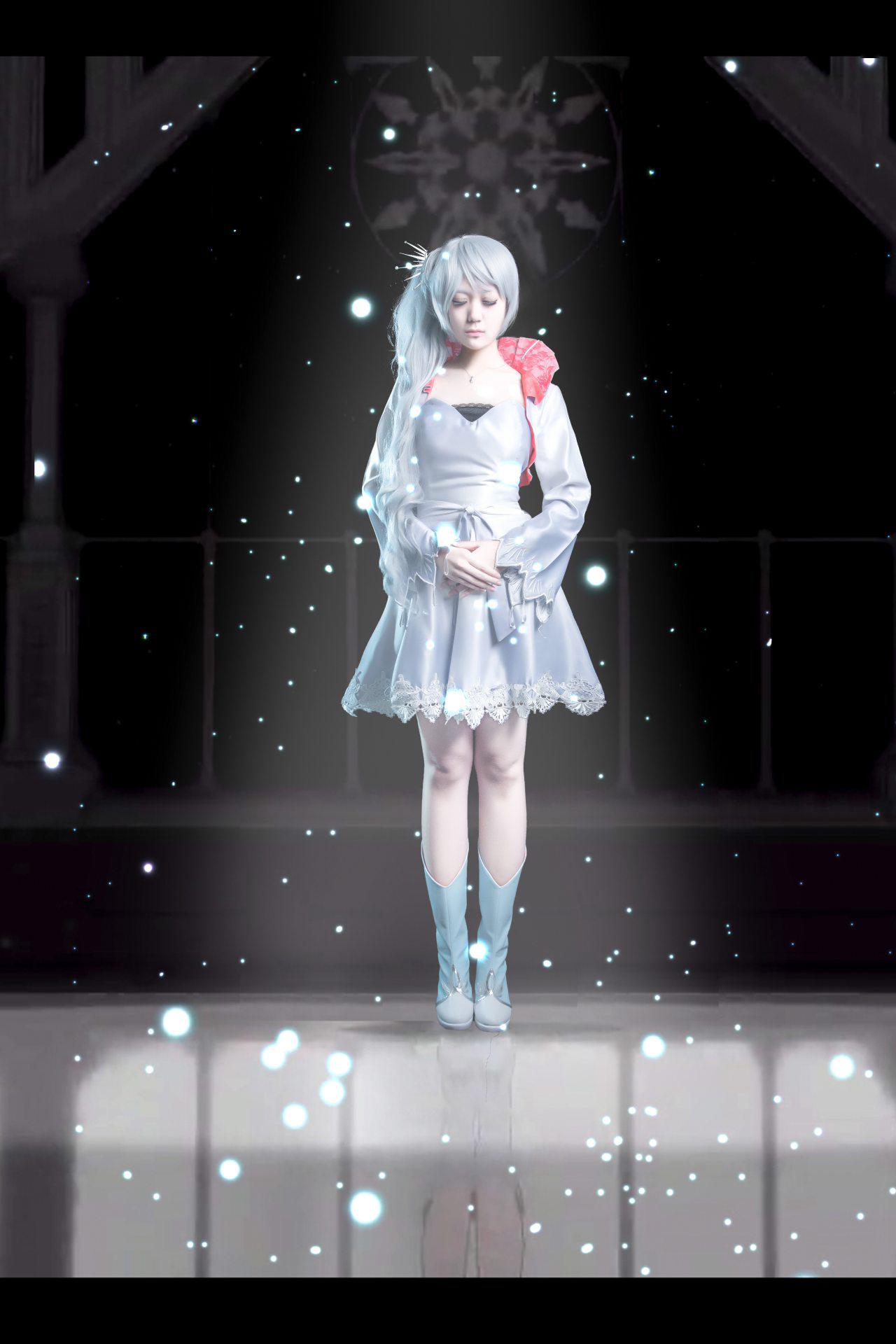 rwby weiss cosplay_heart