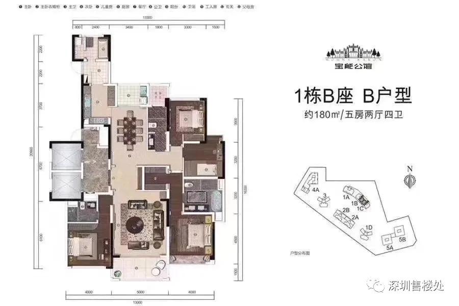 宝能公馆 宝能公馆在售1a,1b,1c栋住宅资料