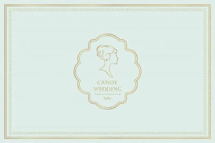 candywedding糖果婚礼品牌logo设计及vi形象设计