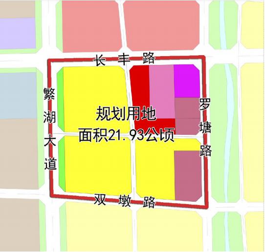 长丰这两处地块控制性详规出炉规划住宅中小学幼儿园公园