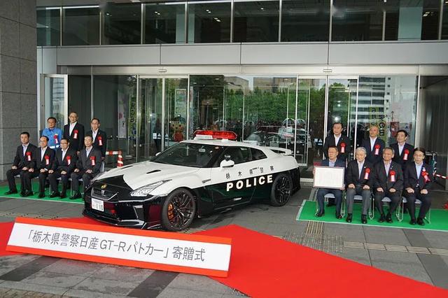 2018年"枥木县民日"当天,枥木县厅举办了日本首个日产r35 gt-r警车