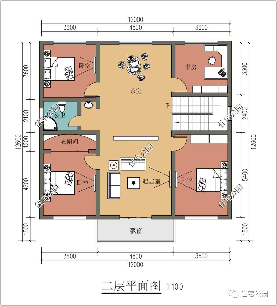 135平自建房设计图